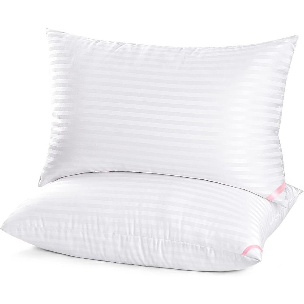 👉 Bed Pillows for Sleeping 2 Pack Queen Size,Pillows for Side and Back Sleepers
